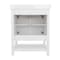 Flash Furniture Vega 30 Inch Vanity w/Sink Combo, Storage Cabinet w/Soft Close Doors and Open Shelf, White/Gold FS-VEGA30-WH-GLD-GG - alternate 8